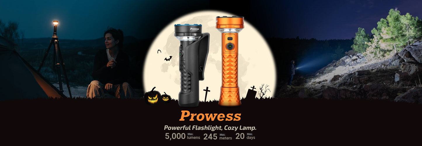 Olight Prowess Multifunctional Flashlight with Bidirectional Lighting