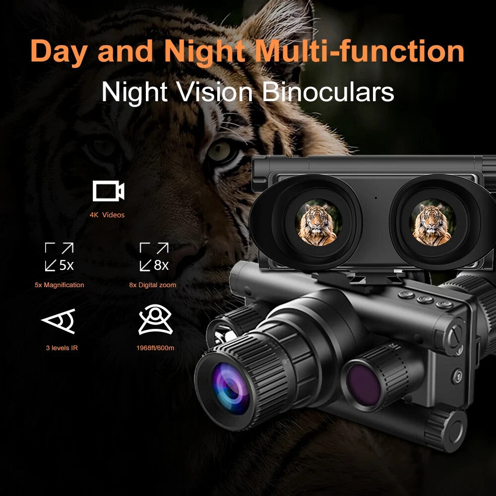Z9157 Digital Infrared Night Vision Goggles 4K Helmet-Mounted Single-Tube NVG-$199.00 - MucItUp - ONLY $199.00
