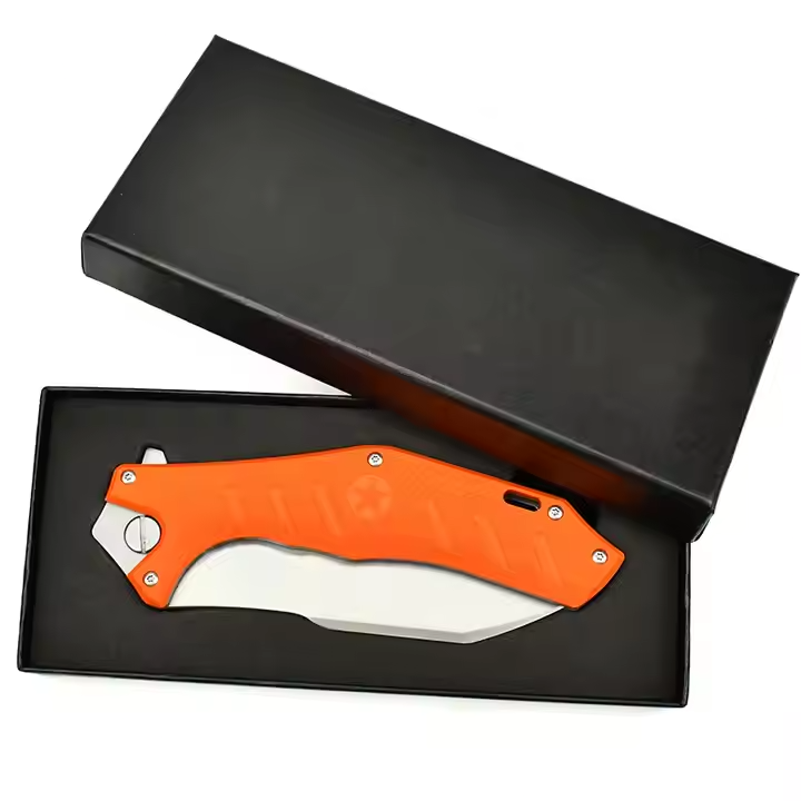 NOKS HOKC Condor-2 Folding Knife - D2 Steel Blade, G10 Handle - Orange-$35.99 - MucItUp - ONLY $35.99