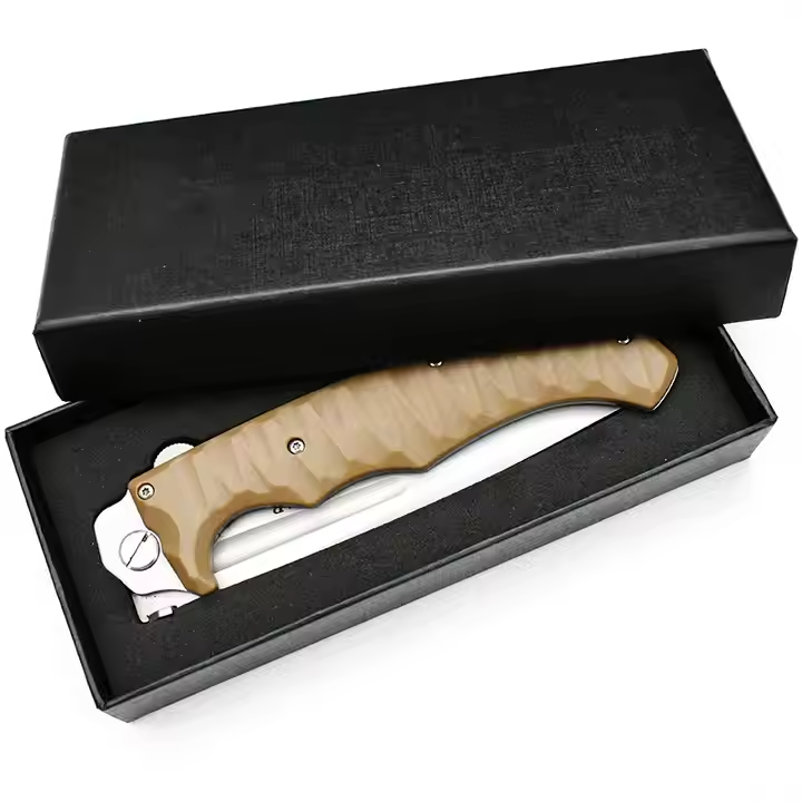 NOKS Cougar Tactical Knife - Premium Blade - CPM-D2 Steel-$31.99 - MucItUp - ONLY $31.99