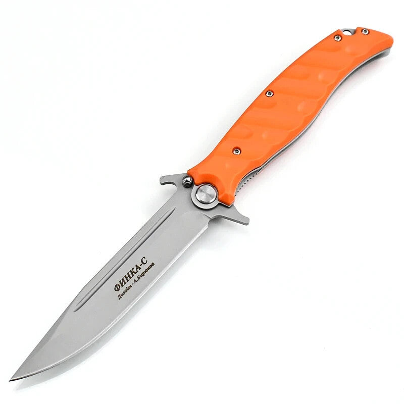 NOKS Finka-S Flipper Knife - G10 Handle, CPM-D2 Blade