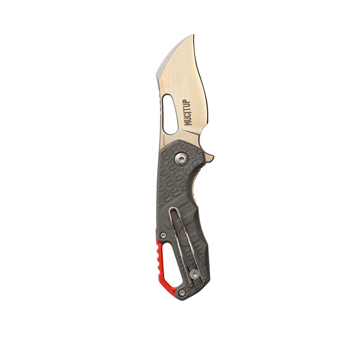 MUCITUP Ceros-Mini N690Co Rhino Horn Blade OD Green Compact Knife