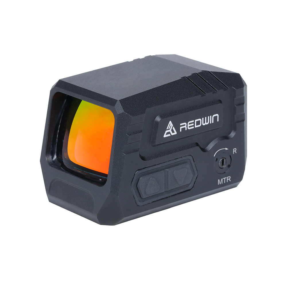 Red Win Cobra Max Pro 29x22 Multi Reticle Red Dot Shake Awake Solar Power BLK