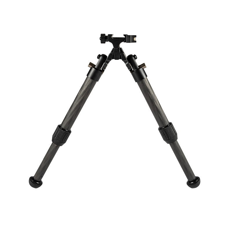 Linkogear HB-C01 Carbon Fiber Bipod QD Picatinny Mount, 10in - Brn or Blk