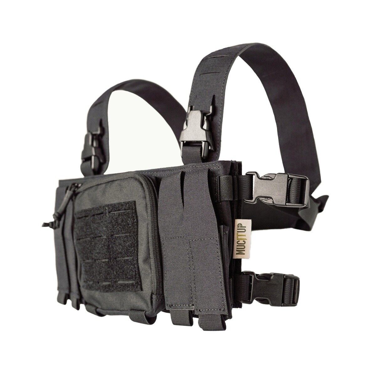 MUCTAC Tactical Chest Rig – 1000D Nylon, Quick Release, Modular Design-$41.98 - MucItUp - ONLY $41.98