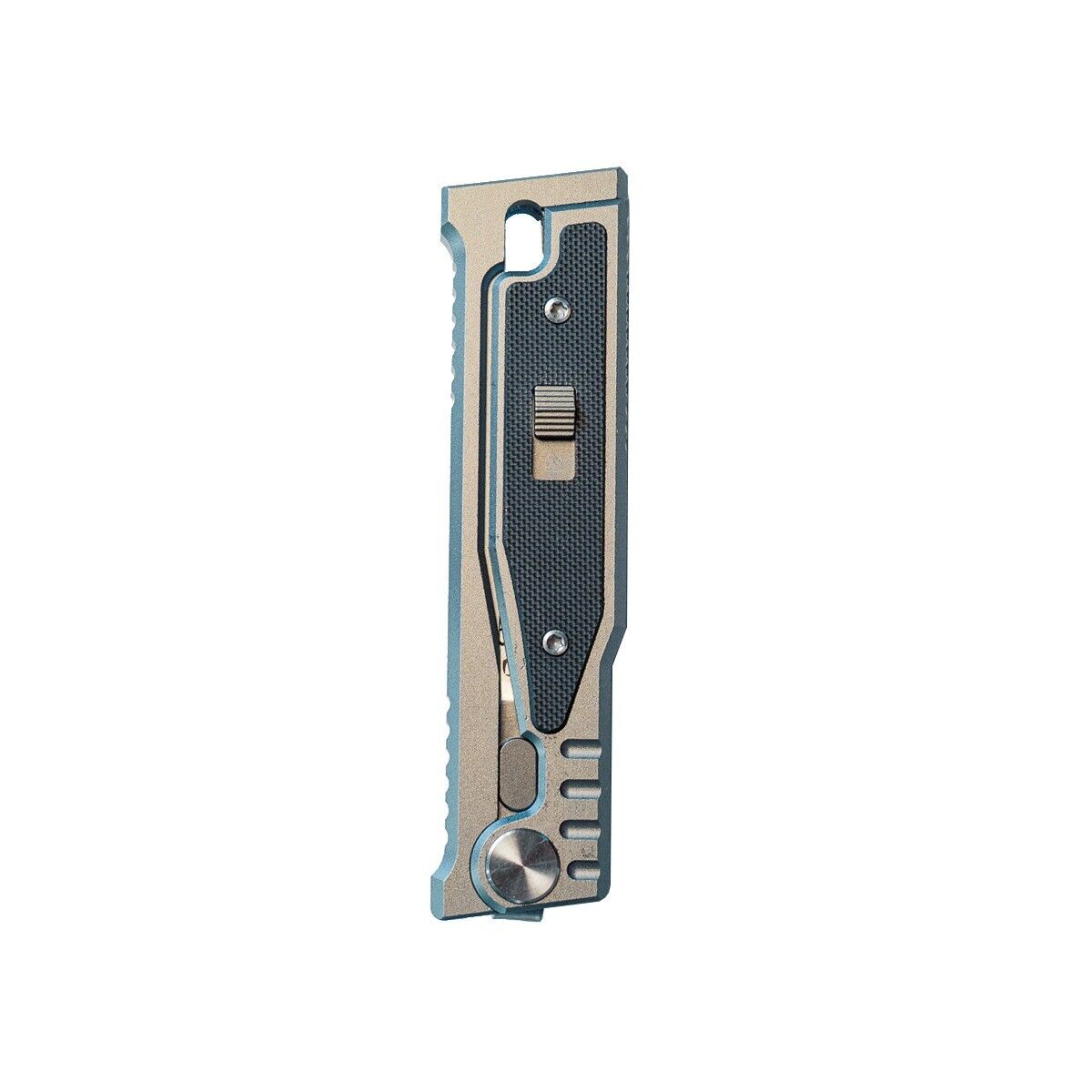 MUCITUP Rampart Tanto Sliding Blade Knife 3" D2 Steel Tactical Steel Sage - MUCITUP