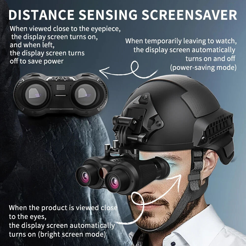 Z.T. VR NV300 4K Night Vision Binoculars 3D VR Helmet-Mounted IR NVG