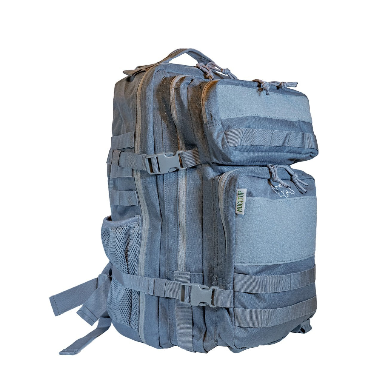 MUCITUP Rhino Pack Tactical Backpack 500D Nylon MOLLE EDC - Grey, Black, & MCBK-$49.99 - MucItUp - ONLY $49.99