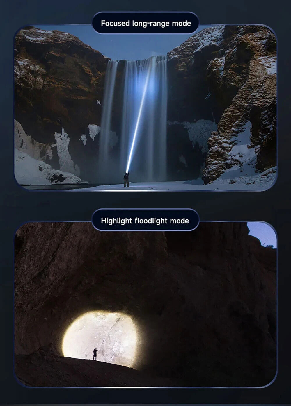 Rechargeable Mining Lamp 2500LM Type-C LED Headlamp Zoomable Motion Sensor-$37.77 - MucItUp - ONLY $37.77