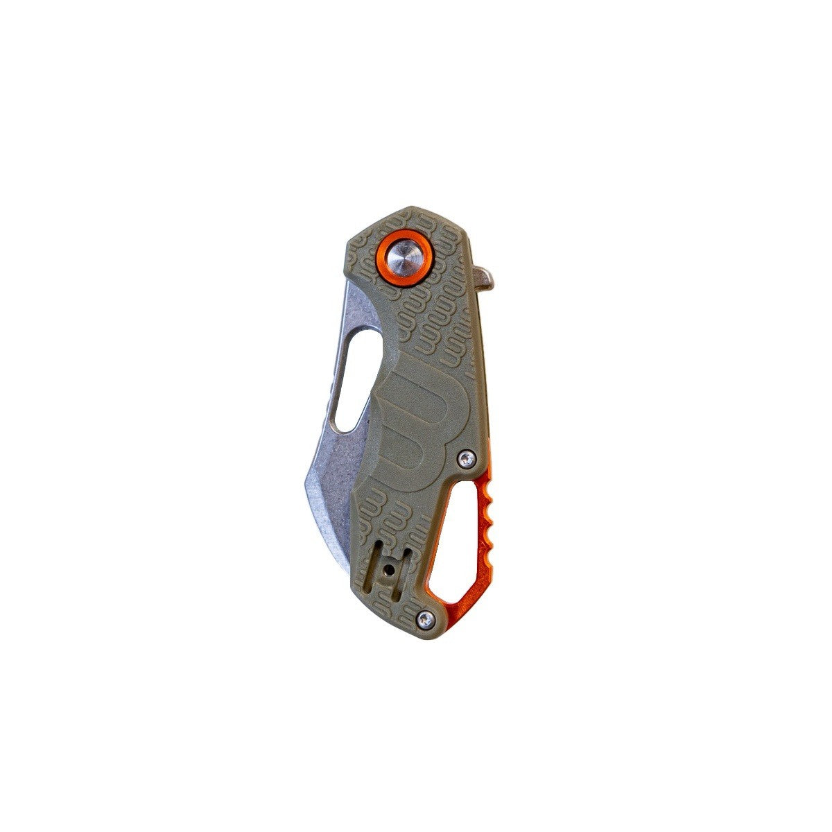 MUCITUP Mini Ceros Gen 2 – Rhino Horn Blade w/Anodized Orange Aluminum Accents-$19.99 - MucItUp - ONLY $19.99