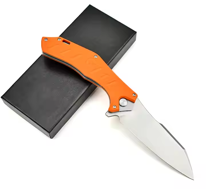 NOKS HOKC Condor-2 Folding Knife - D2 Steel Blade, G10 Handle - Orange-$35.99 - MucItUp - ONLY $35.99