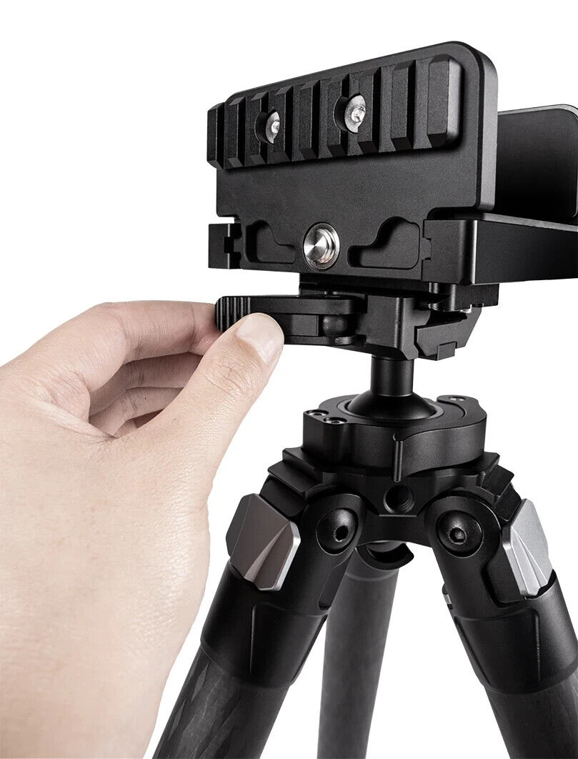 Universal Rifle Saddle Mount – Hunting Tripod Clamp, Arca-Swiss & Picatinny