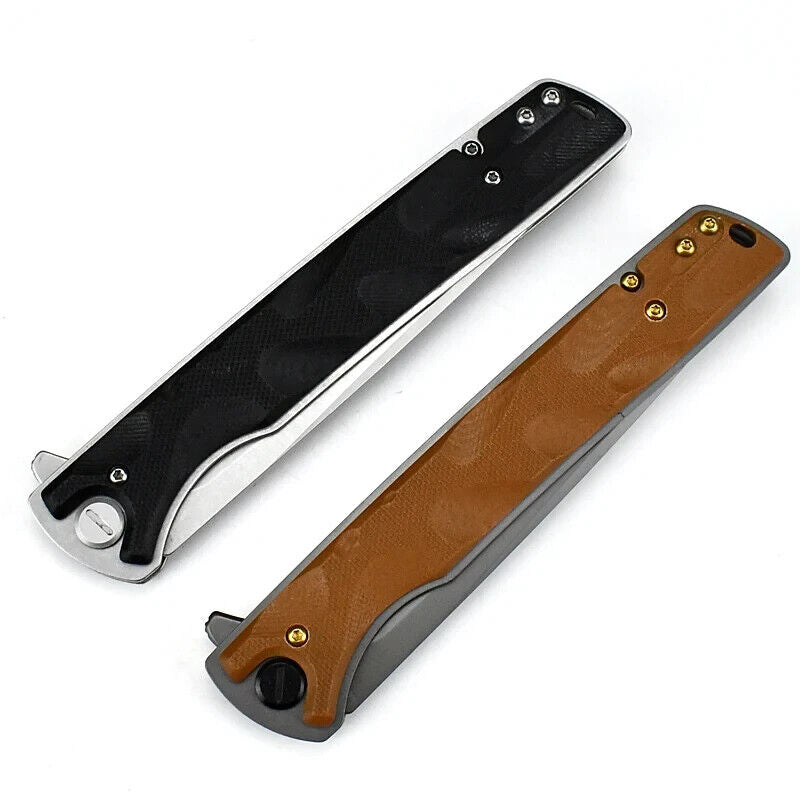 NOKS SMERSH-S 350 Knife - D2 Steel, Black/Brown G10, Stonewash/Dark Grey, 9.5"