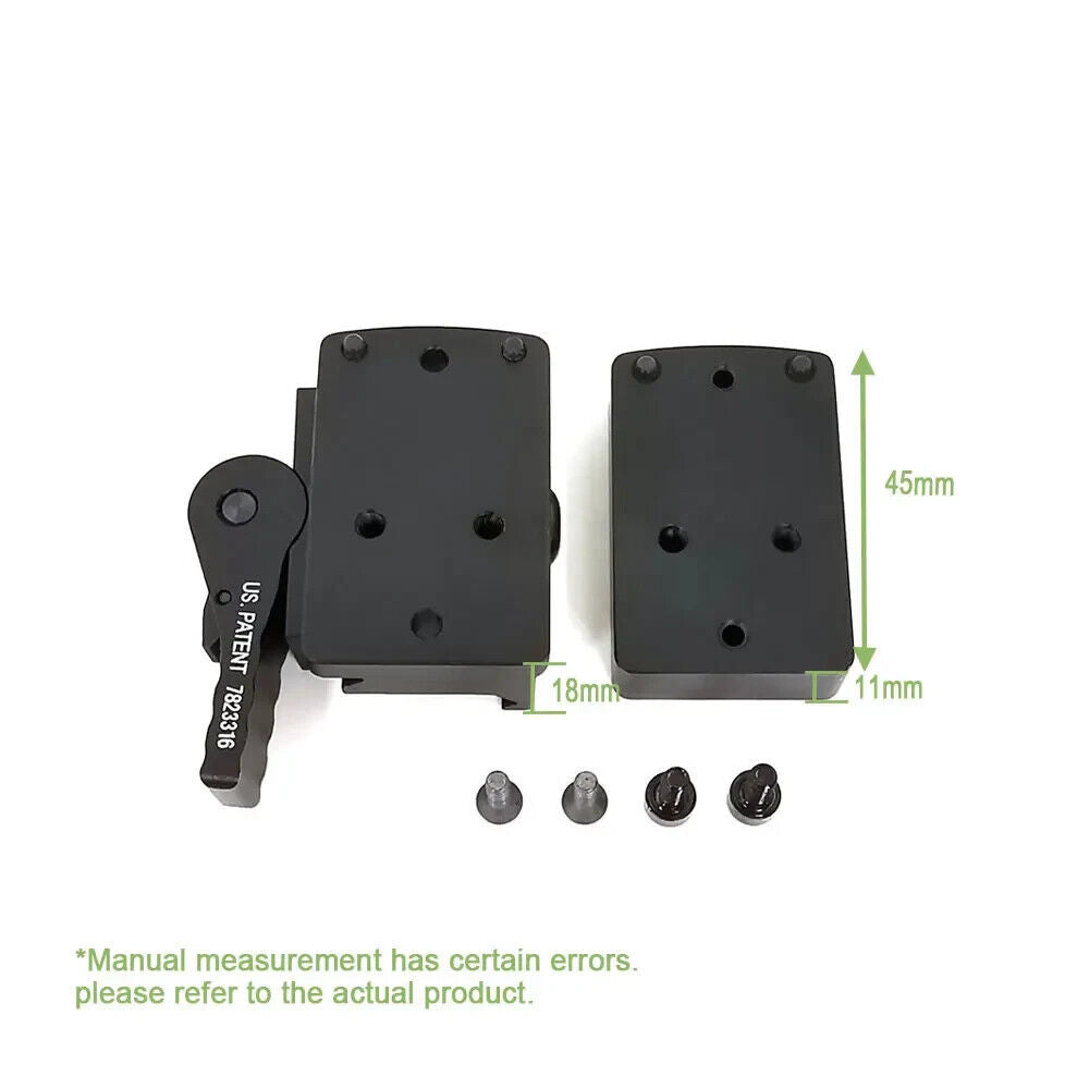 Tactical DOC Quick Detach Mount w/Riser - Tactical Optic QD Low Profile Base-$12.99 - MucItUp - ONLY $12.99