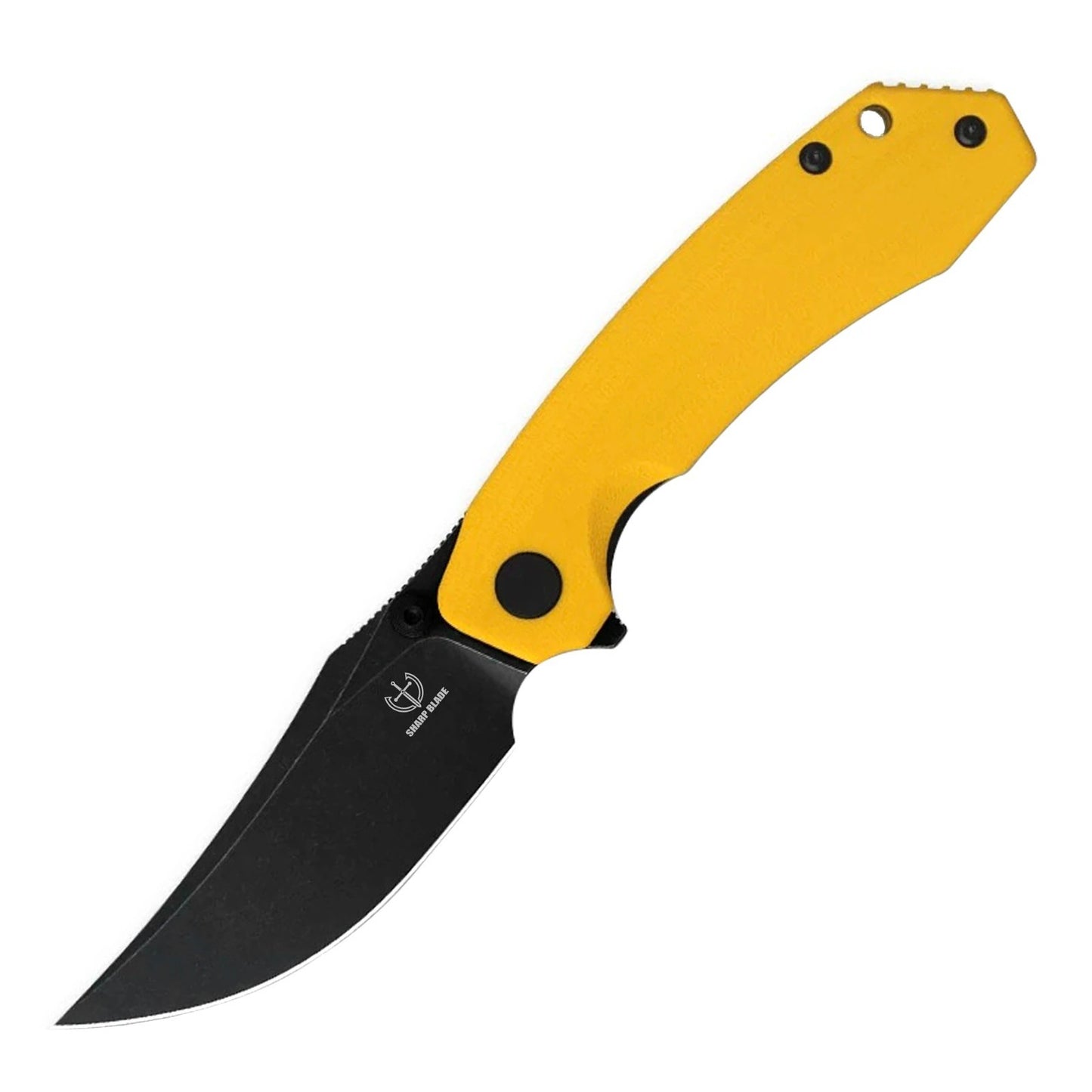 Sharp Blade EDC Folding Knife D2 Steel G10 Handle Pocket Clip 4 Colors