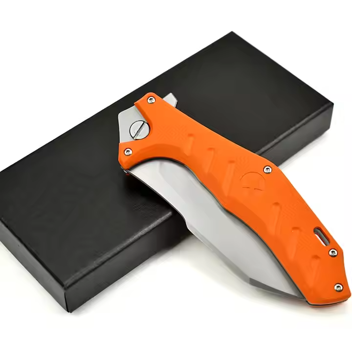 NOKS HOKC Condor-2 Folding Knife - D2 Steel Blade, G10 Handle - Orange-$35.99 - MucItUp - ONLY $35.99