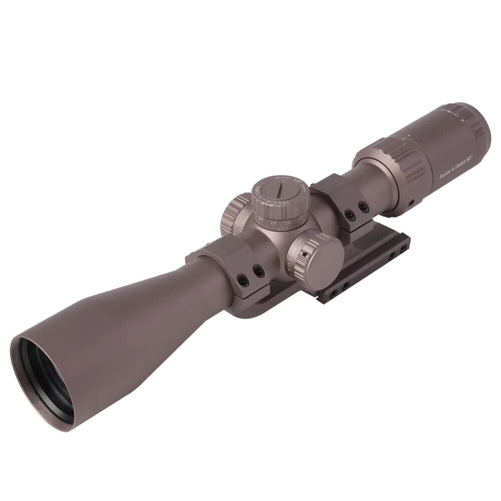 Red Win Rome - HD Image - Brown - Hunting Scope 4-16x44 SF 1/10 Adjust Zero Lock-$99.00 - MucItUp - ONLY $99.00