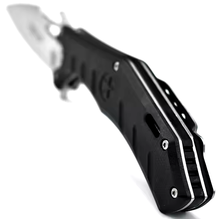NOKS - HOKC Mongoose-2C Folding Knife D2 Steel, Black G10 Handle w/ Pocket Clip-$25.99 - MucItUp - ONLY $25.99