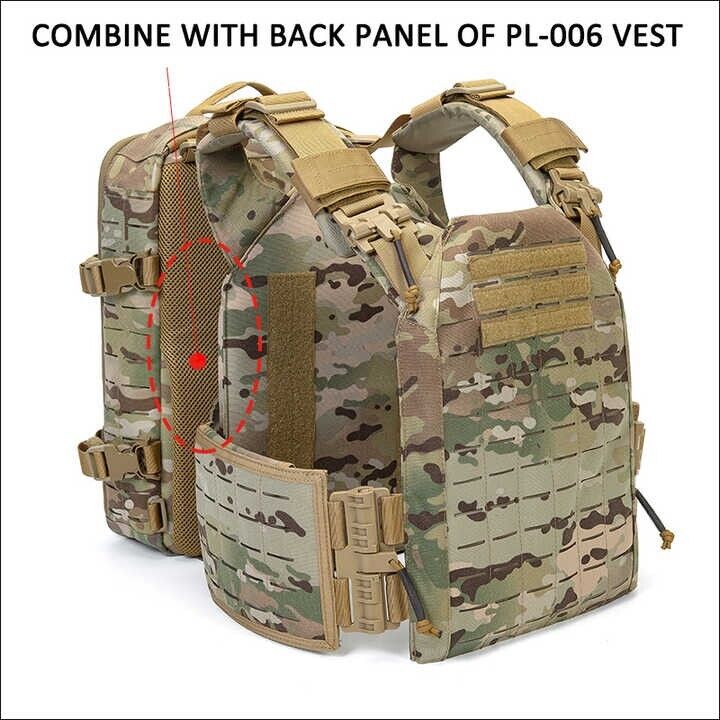 MUCITUP Assault Backpack 1000D Nylon Tactical, Hydration Ready, Multicam