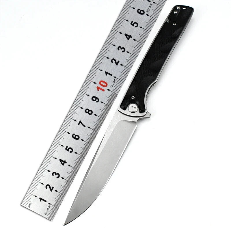 NOKS SMERSH-S 350 Knife - D2 Steel, Black/Brown G10, Stonewash/Dark Grey, 9.5"
