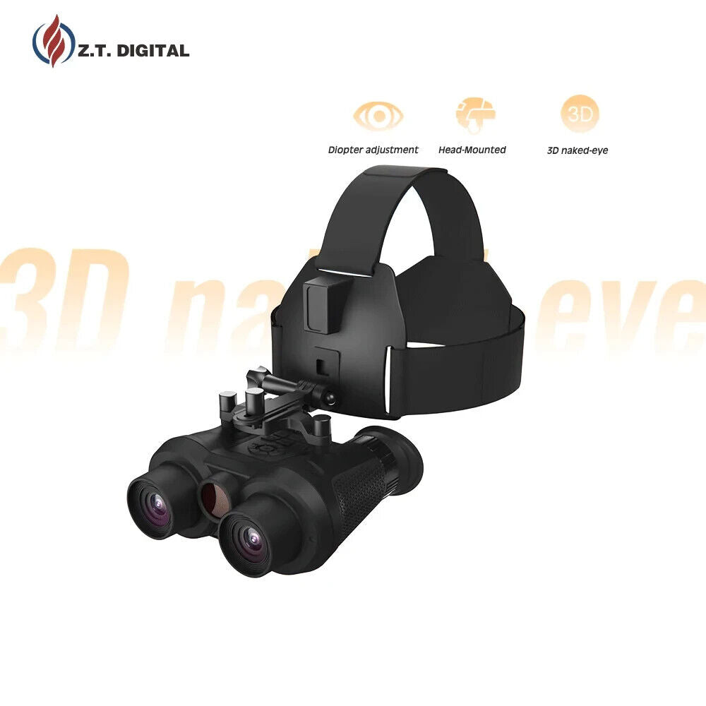 Z.T. VR NV300 4K Night Vision Binoculars 3D VR Helmet-Mounted IR NVG