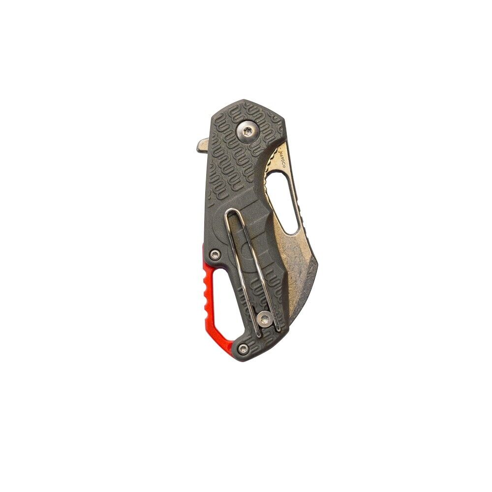 MUCITUP Ceros-Mini N690Co Rhino Horn Blade OD Green Compact Knife