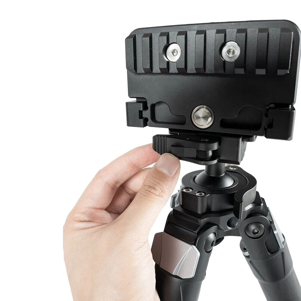 Universal Rifle Saddle Mount – Hunting Tripod Clamp, Arca-Swiss & Picatinny
