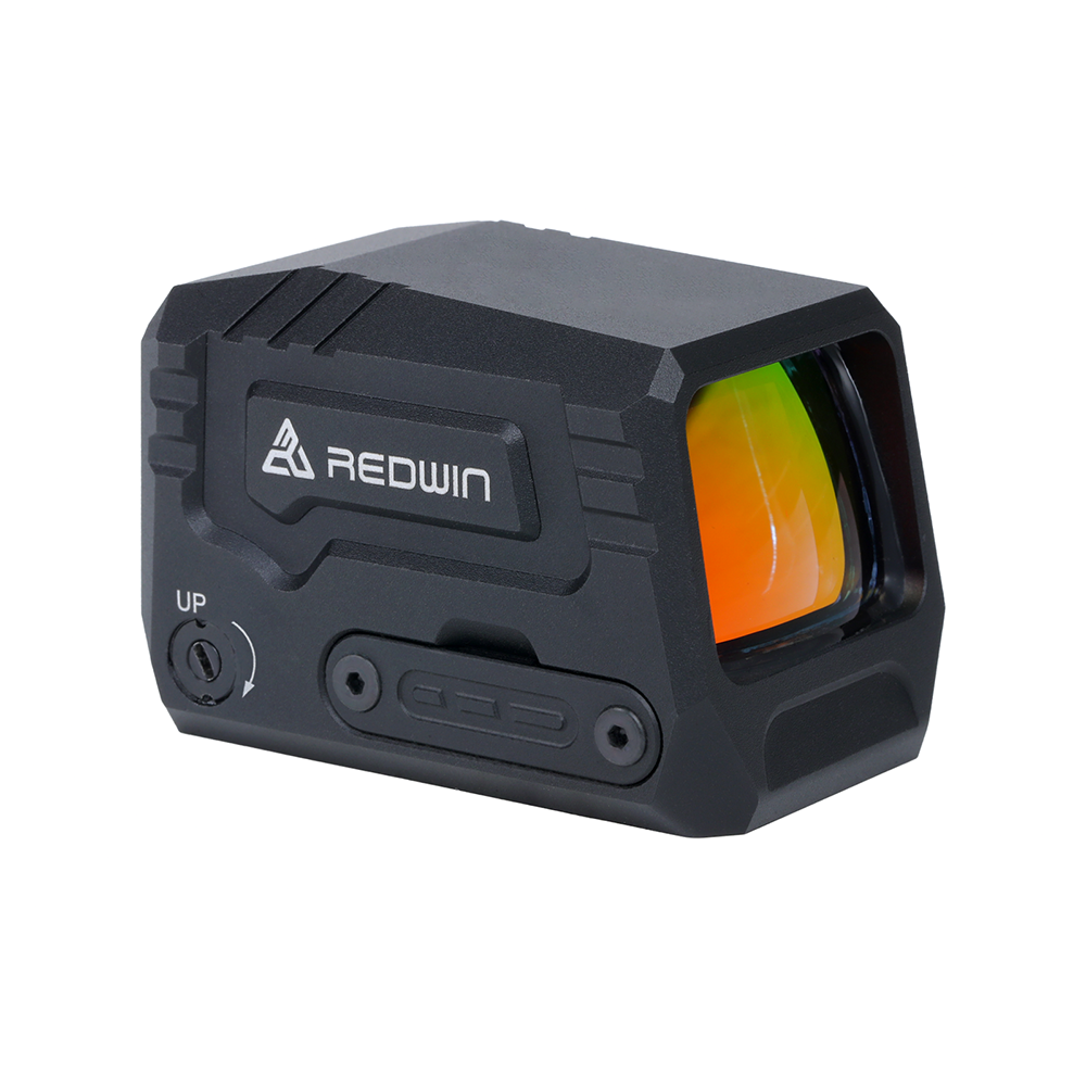 Red Win Cobra Max Pro 29x22 Multi Reticle Red Dot Shake Awake Solar Power BLK