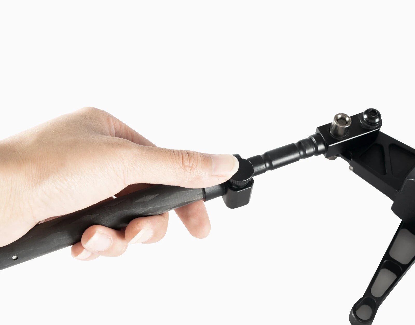 Linkogear HB-C03 Carbon Fiber Bipod – CNC Head, Picatinny/Arca Mount, 7.9–10.2”