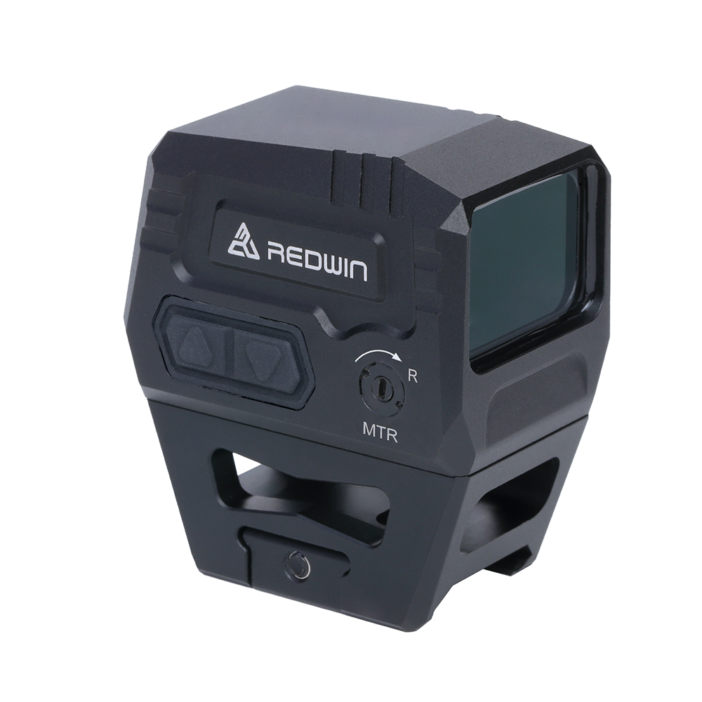Red Win Cobra Max Pro 29x22 Multi Reticle Red Dot Shake Awake Solar Power BLK