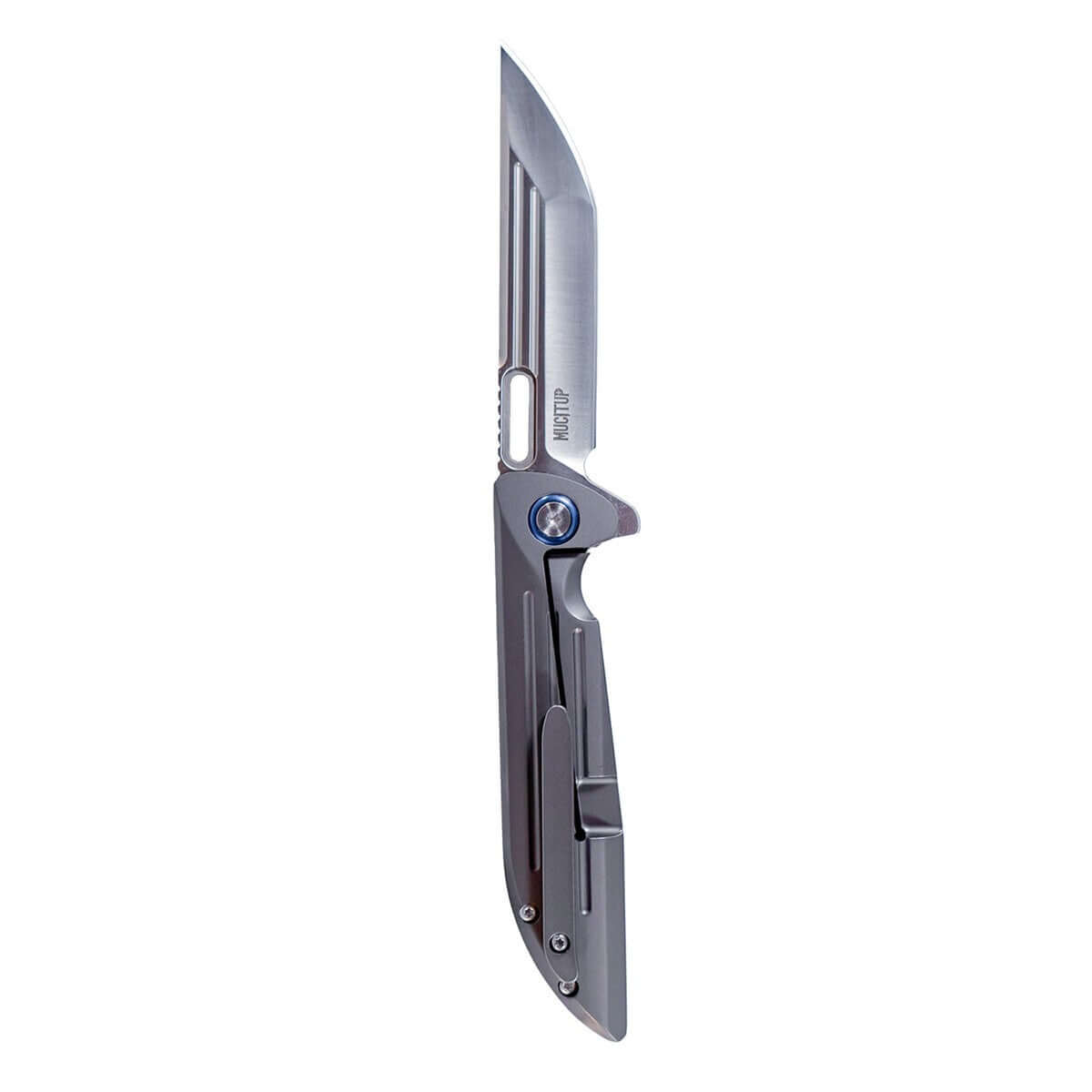 MUCITUP MUCTAC Sentinel Titanium Knife M390 Steel Flipper 3.44" Blade 3.6oz-$79.99 - MucItUp - ONLY $79.99