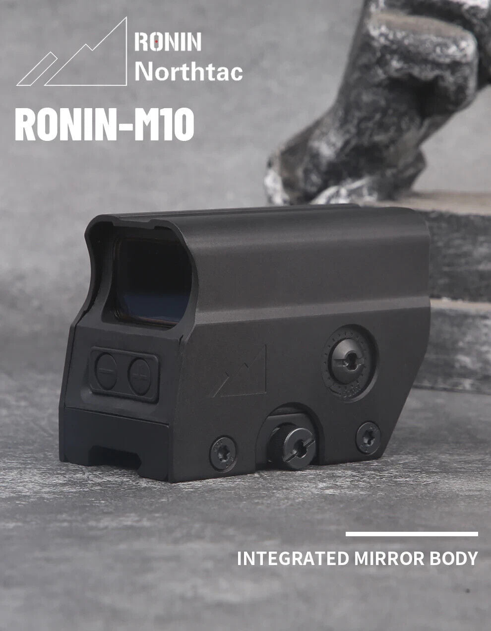 Northtac Ronin M-10 Red Dot Sight – 2 MOA, 38mm, Shake Activation, Waterproof