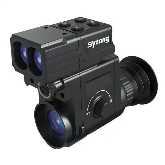 Sytong HT-77 Night Vision Clip-On Scope w/Laser Range Finder & 5MP Sensor-$490.00 - MucItUp - ONLY $490.00