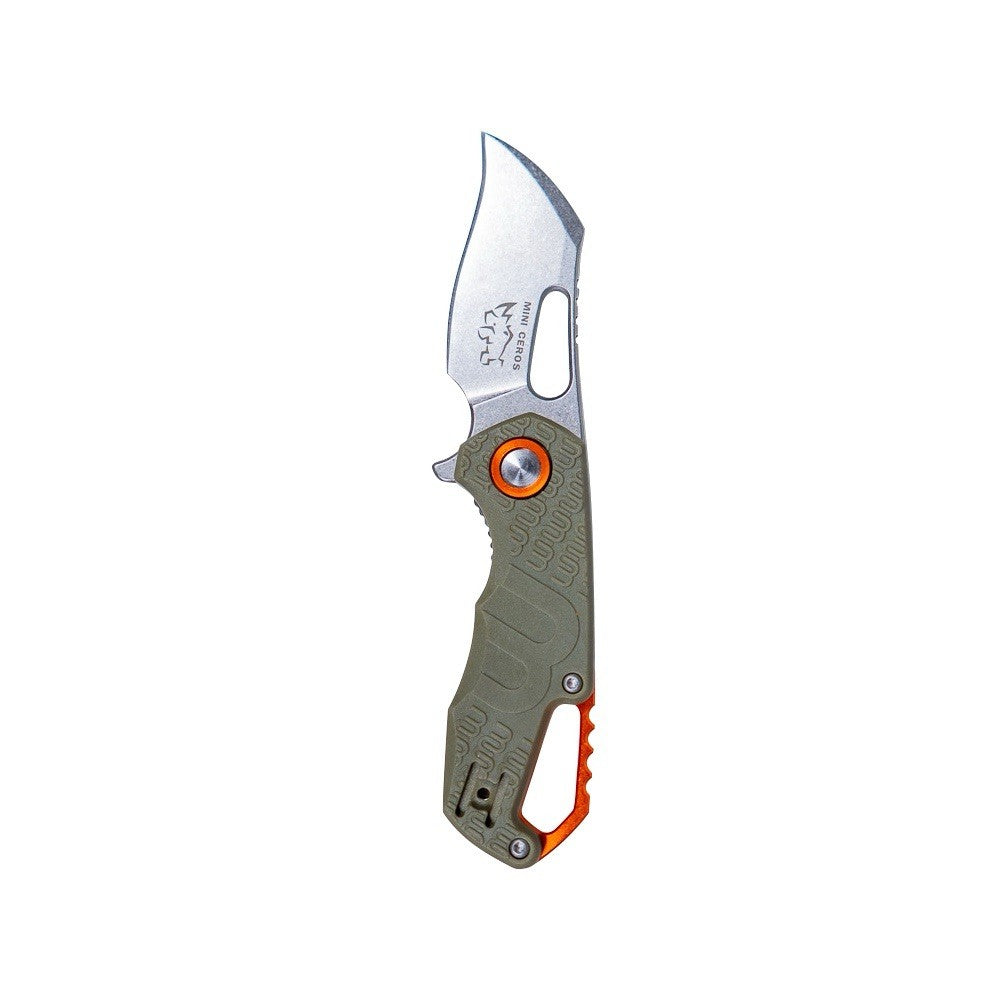 MUCITUP Mini Ceros Gen 2 – Rhino Horn Blade w/Anodized Orange Aluminum Accents-$19.99 - MucItUp - ONLY $19.99