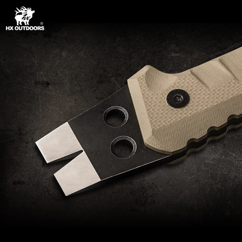 HX Outdoors GUARDIANS Tactical Axe – 440 Stainless Steel | G10 Handle | FT-02-$90.00 - MucItUp - ONLY $90.00
