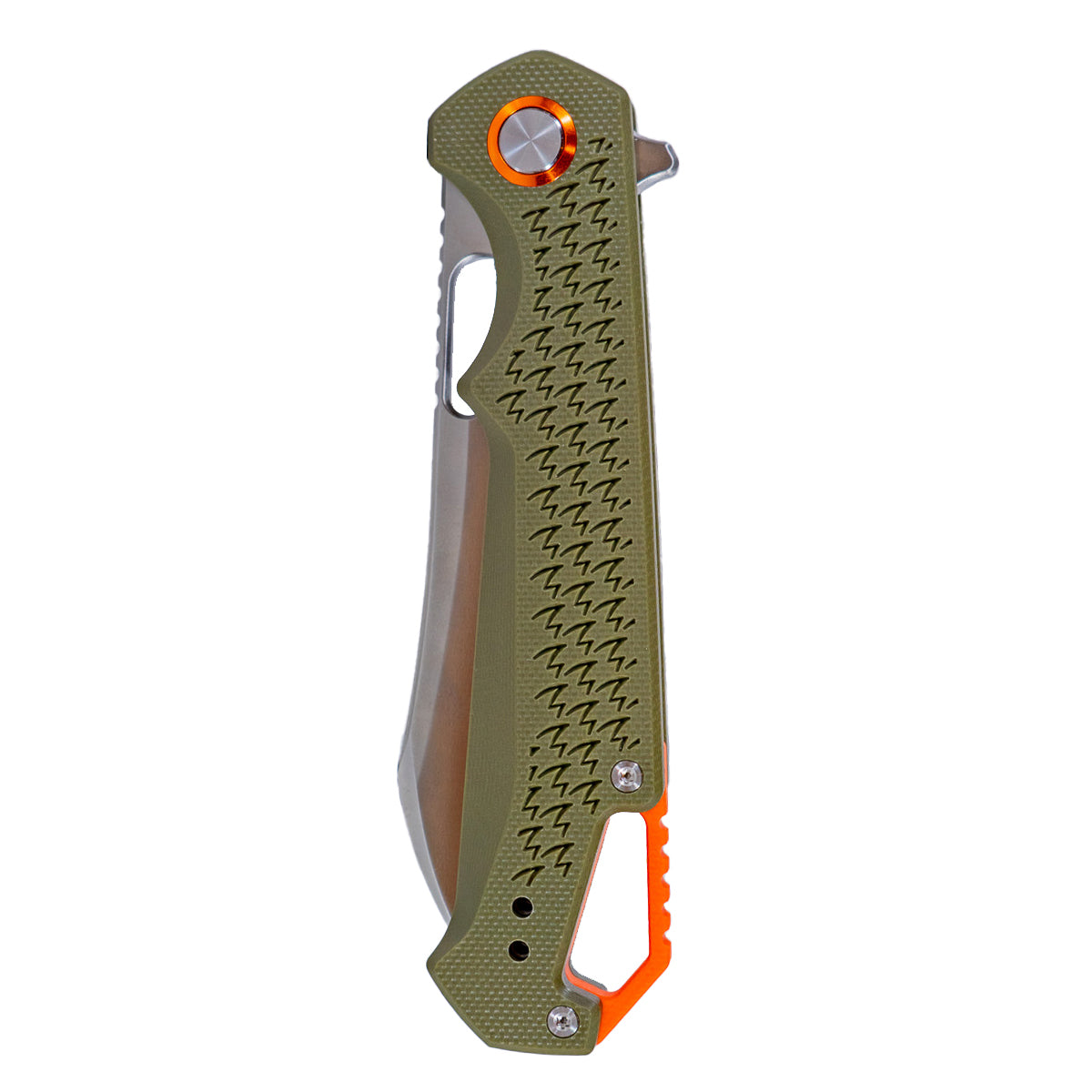 MUCTAC Ceros Folding Knife D2 Steel 3.8" Blade OD Green G10 Liner Lock EDC