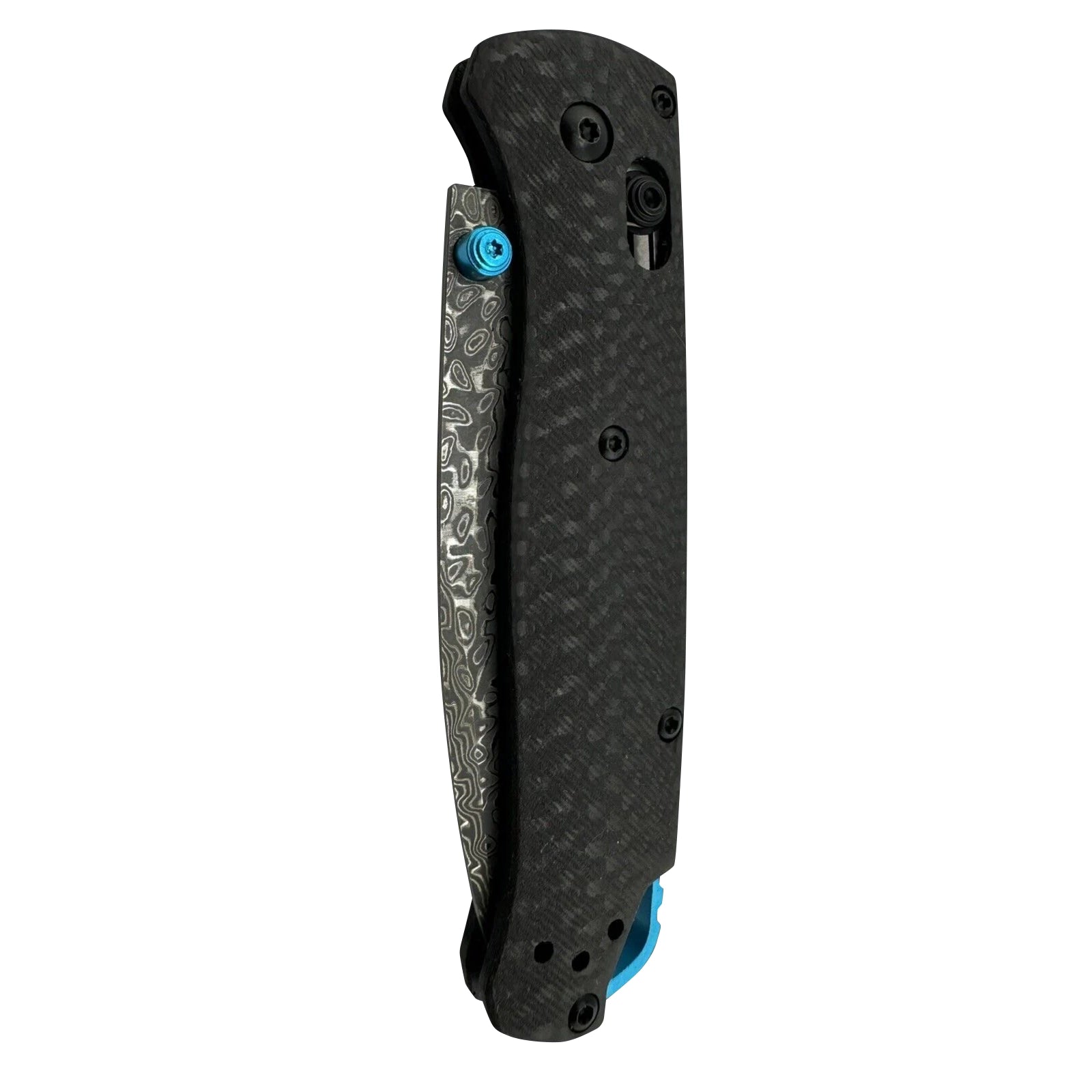 Damascus Folding Knife Carbon Fiber Handle with Pocket Clip - EDC Tactical Blade-$45.00 - MucItUp - ONLY $45.00
