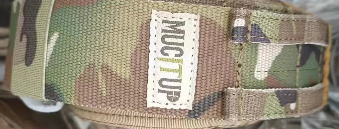 MUCITUP Tactical Belt Multicam MOLLE 1.75" w/ 2 Inner Belts, Anti-Slip - MUCITUP