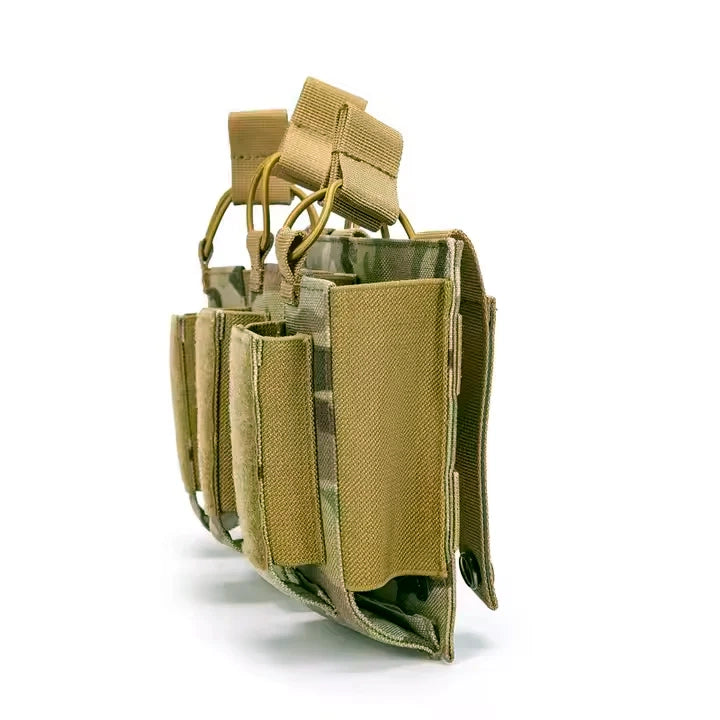 MUCTAC Kangaroo Triple Mag Pouch – 1000D Nylon, Holds 3 - 5.56 & 3 - 9mm Mags – MC-$24.48 - MucItUp - ONLY $24.48