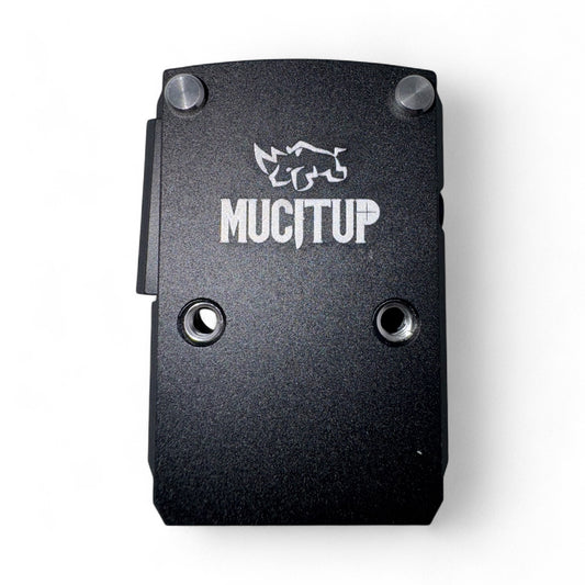 MUCITUP RMR to Picatinny Adapter 6061-T6 Aluminum 21mm Base Mount Stainless Inse