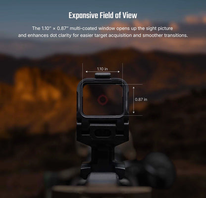Olight Osight R Enclosed Red Dot Sight – Micro T1/T2 Footprint – Multi-Reticle System
