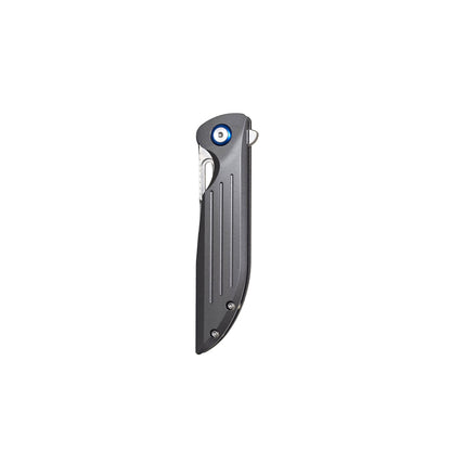 MUCITUP MUCTAC Sentinel Titanium Knife M390 Steel Ceramic Bearing Flipper 3.25"