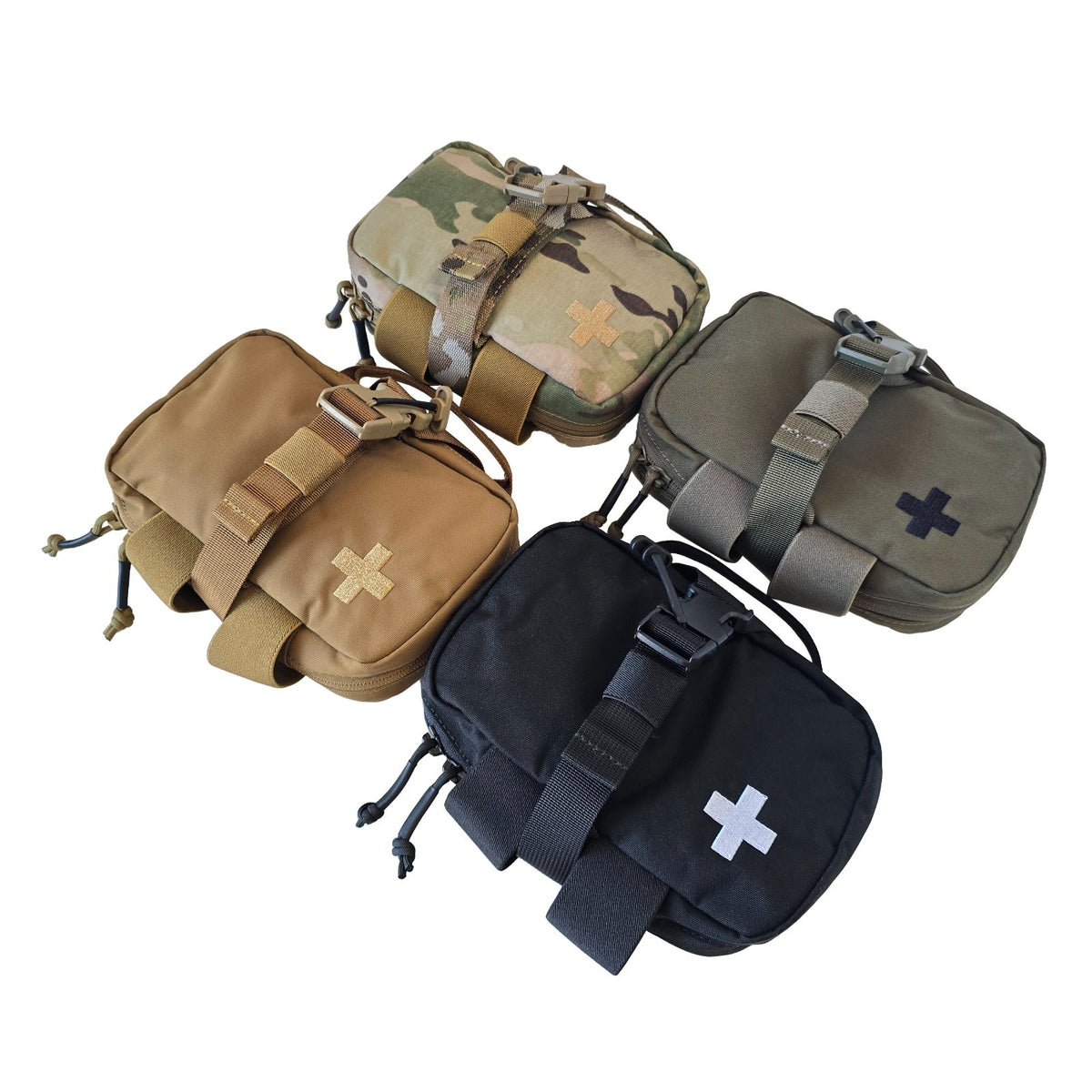 MUCTAC IFAK Rip Away Medical Pouch MOLLE 500D Nylon EMT First Aid Utility Bag