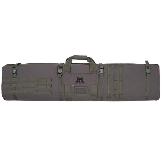 Ulfhednar Gun Case/Shooting Mat w/Backpack Straps Combo, 55in, Gray, UH040