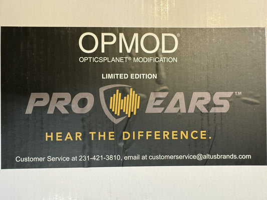 PRO EARS Tactical Hearing Protection Ear Muffs, NRR 22dB