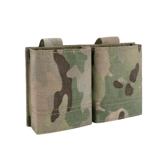 KRYDEX Tactical Double 5.56 Mag Pouch Carrier Duty Belt / MOLLE Mounted - MC