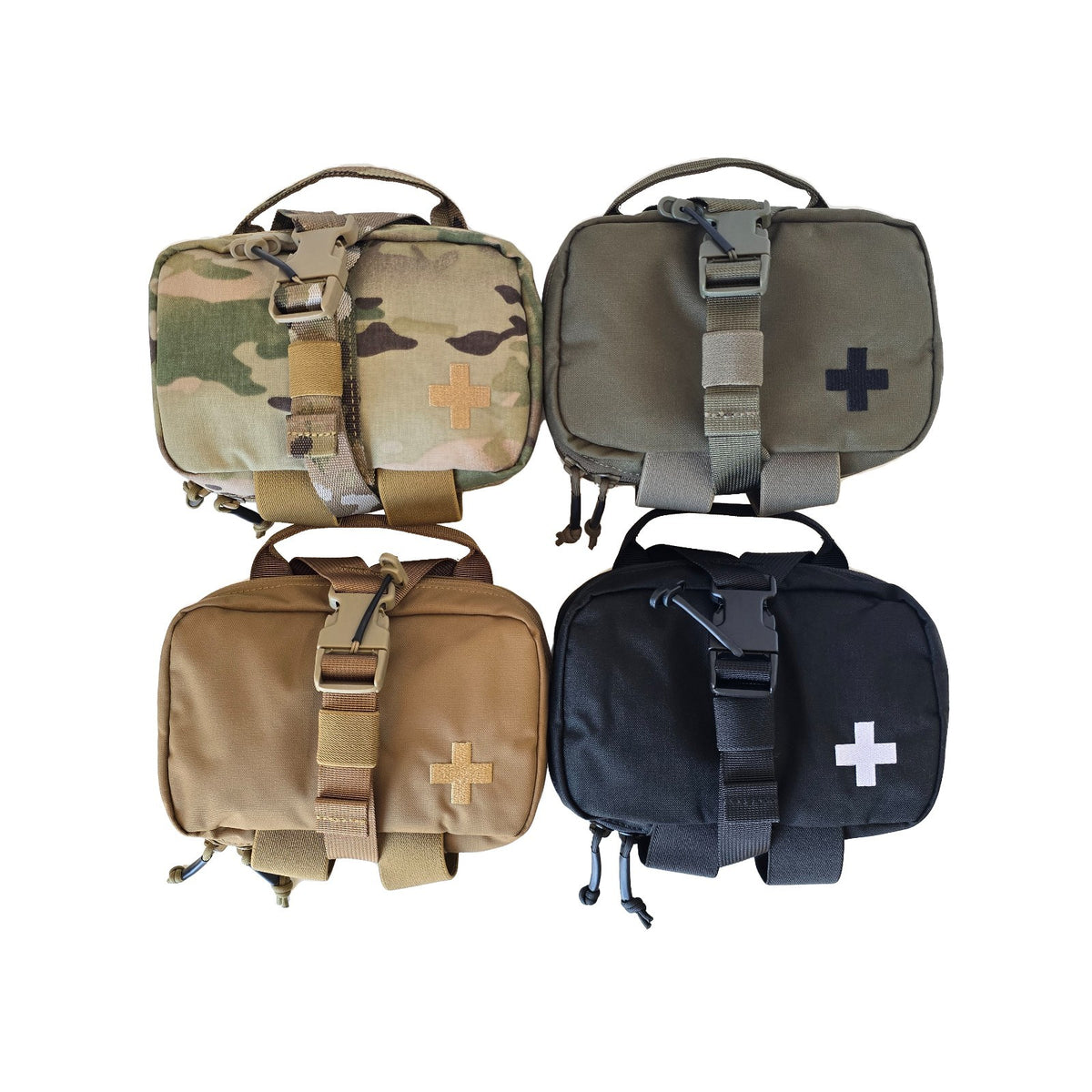 MUCTAC IFAK Rip Away Medical Pouch MOLLE 500D Nylon EMT First Aid Utility Bag