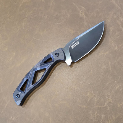 MUCITUP MUCTAC Surge Fixed Blade Knife D2 Steel 3" DLC Blade Multicam Black G10 