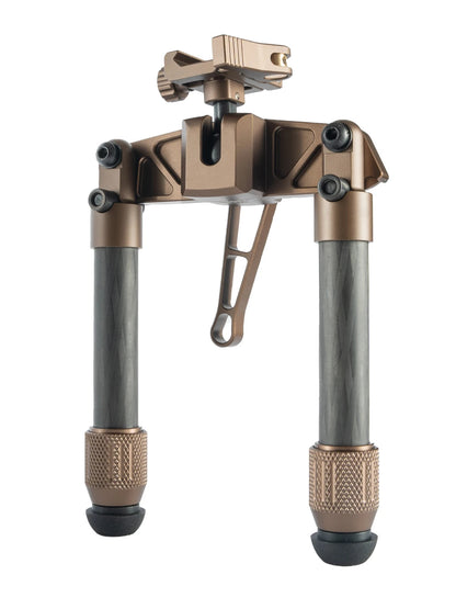 Linkogear HB-C03 Carbon Fiber Bipod Picatinny & ARCA Monoball Fix 26mm - Brown