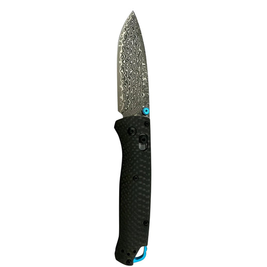 Damascus Folding Knife Carbon Fiber Handle with Pocket Clip - EDC Tactical Blade - Only $39.99 | Rugged. Ready. MucItUp. - ONLY $39.99